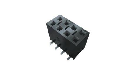SSM-102-L-DV-TR Samtec SSM Series Vertical Surface Mount PCB Socket, 4-Contact, 2-Row, 2.54mm Pitch, SMT Termination