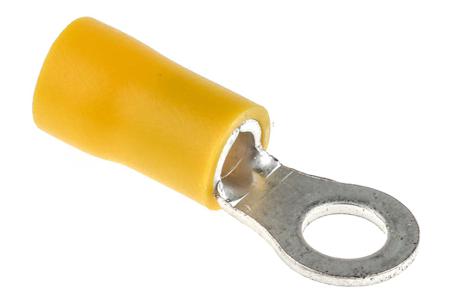 534-446 RS PRO Insulated Ring Terminal, M5 Stud Size, 2.5mm² to 6mm² Wire Size, Yellow