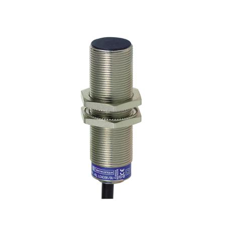 XS1M18AB120 Inductive Barrel-Style Inductive Proximity Sensor, M18 x 1, 5 m Detection