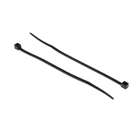 269-1749 RS PRO Cable Tie, Heat Stabilised, 203mm x 4.6 mm, Black Nylon, Pk-250