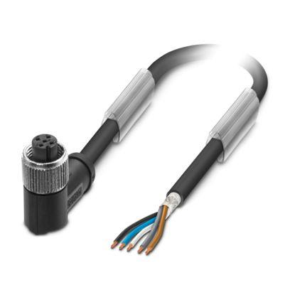 1527760 Phoenix Contact Free Ends to Straight Female 5 way M12 Sensor Actuator Cable, 20m