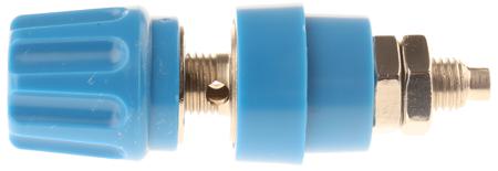 930136102 Hirschmann Test & Measurement, Blue 4mm Socket, Nickel Plated, 30 V ac, 60 V dc, 63A
