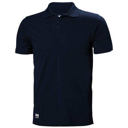 79167_590-XS Helly Hansen Classic Navy 100% Cotton Polo Shirt, UK- XS, EUR- XS