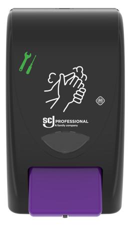 HVY2LDB SCJ Professional 2L Wall Mounted Soap Dispenser for DEB Lime Wash, DEB Power Wash, DEB Sunflower Wash, DEB Suprega Plus