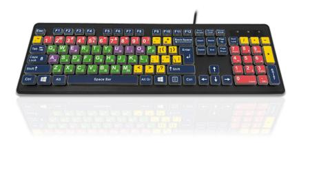 KYB-RAINBOW2MXUS Ceratech  Wired USB Keyboard, QWERTY (UK), Multi Colour