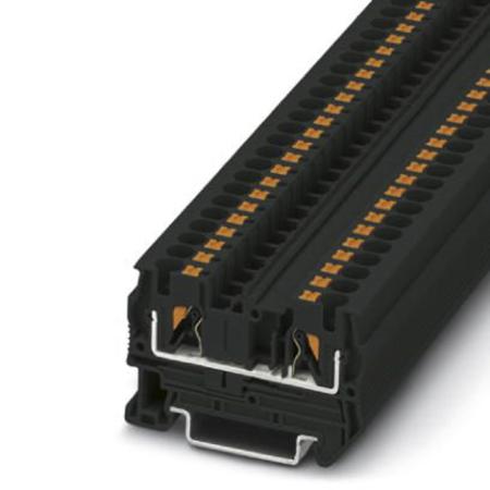 3211776 Phoenix Contact  PT 4 BK Series Black, Single-Level, Push In Termination