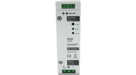 RND-315-00010 RND RND 315 Switched Mode DIN Rail Power Supply, 100 → 240V ac ac Input, 12V dc dc Output, 8A Output, 120W