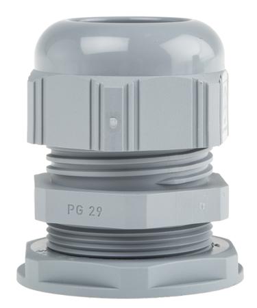 53015060-53019060 Lapp PG29 Grey Polyamide, IP68 Cable Gland With Locknut