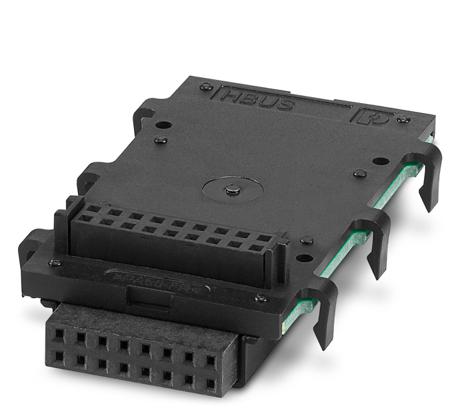 2896458 Phoenix Contact 6-16P-1S BK, HBUS 53 Series DIN Rail Connector for Use with BC Modular Electronics Housings