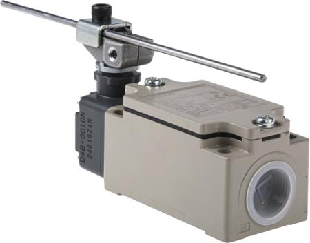 D4B-4117N Omron D4B-N Series Rod Limit Switch, 1NC/1NO, DPST, Aluminium Housing