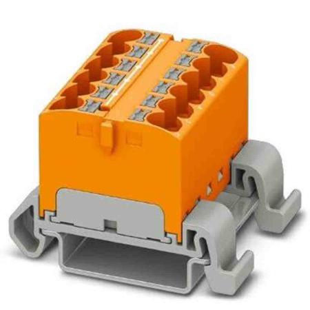 3273698 Phoenix Contact Distribution Block, 12 Way, 0.2 → 6mm², 32A, 800 V, Orange
