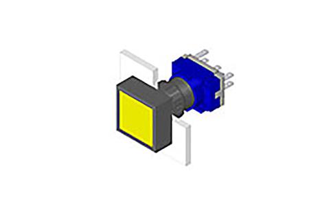 61-1150.0 EAO Illuminated Push Button Switch for Use with Series 61 Switches