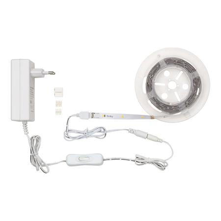 141961 Bailey Electric & Electronics bv 12V dc White LED Strip, 3000K Colour Temp, 3000mm Length