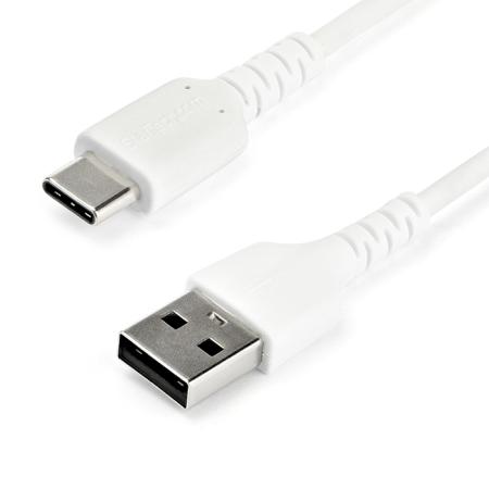RUSB2AC1MW StarTech.com USB 2.0, Male USB A to Male USB C, 480Mbps, 1m