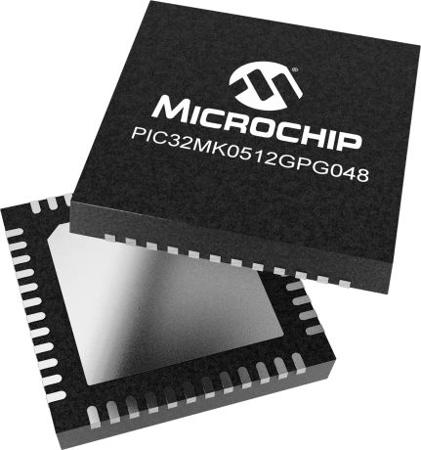 PIC32MK0512GPG048-I/7MX Microchip, 32 bit PIC, PIC32MK Microcontroller, 120 MHz, 512kB FLASH, 48-Pin QFN