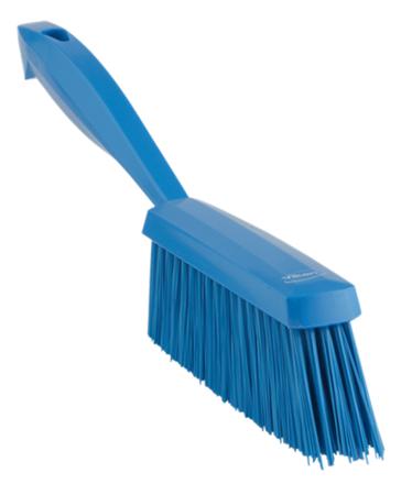 45893 Vikan Medium Bristle Blue Scrubbing Brush, 50mm bristle length, Polyester bristle material