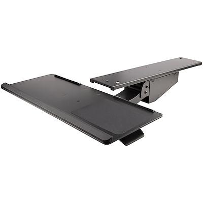 KBTRAYADJ2 StarTech.com Built In Wrist Rest Black Keyboard Drawer