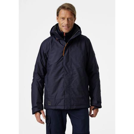 71345_591-L Helly Hansen 71345 Navy, Breathable, Waterproof Winter Jacket, L