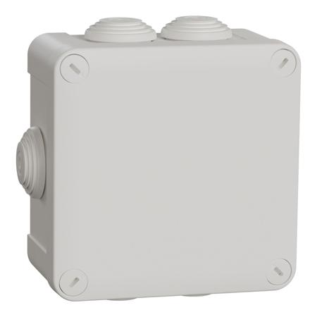 IMT05025 Schneider Electric Mureva Box Series White Polypropylene Junction Box, IP55, 7 Terminals, 105 x 105x50mm