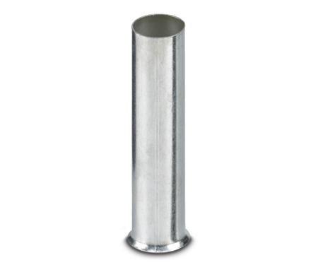 1090634 Phoenix Contact Bootlace Ferrule, 25mm Pin Length, 7.3mm Pin Diameter, Silver