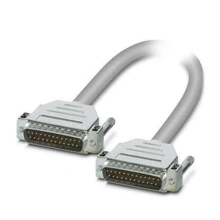 2305651 Phoenix Contact Male 25 Pin D-sub to Male 25 Pin D-sub Serial Cable, 3m, CABLE-D25SUB/S/S/300/KONFEK/S Series