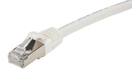 276-1138 RS PRO, 20m Cat8, White RJ45 to Male RJ45 Male, S/FTP, Terminated LSZH Sheath