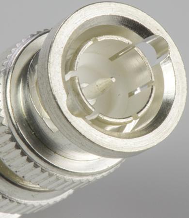 1-1478043-0 Straight 75Ω RF Adapter BNC Plug to BNC Plug 0 → 2GHz