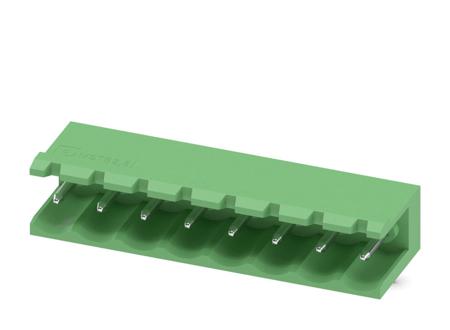 1754559 Phoenix Contact, 5.0mm Pitch, COMBICON MSTB, 8 Way, Right Angle, Pluggable Terminal Block, Header, Solder Termination,