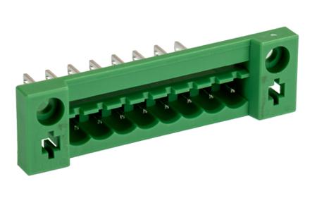 0707057 Phoenix Contact, 5.08mm Pitch, COMBICON DFK-MSTB, 8 Way, , Pluggable Terminal Block, Feed Through Header, Panel Mount,