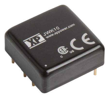 JWK1048S12 XP Power JWK10 DC-DC Converter, 12V dc/ 830mA Output, 18 → 75 V dc Input, 10W, Through Hole, +100°C Max Temp
