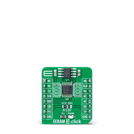 MIKROE-4854 MikroElektronika , EERAM 3 Click SRAM Add On Board for 48L256 for mikroBUS socket