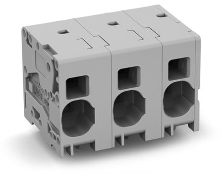 2636-1352 WAGO 2636 Series PCB Connector, 2-Contact, 15mm Pitch, Feed Through Mount, 2-Row, Push-In Cage Clamp Termination