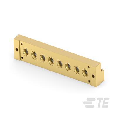2441485-1 Linx 2441 Series, Plug Push-In SMPM Connector, PCB Termination, Straight Body