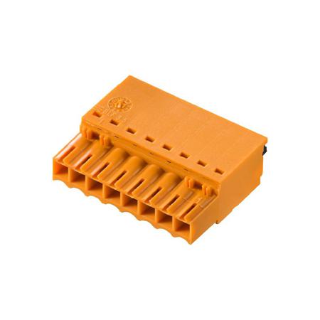 2459110000 Weidmüller, 3.5mm Pitch, 8 Way, Pluggable Terminal Block, Header, Cable Mount, Push In Termination,