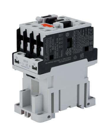 BF0910L024 Lovato 3 Pole Contactor - 9 A, 24 V dc Coil, 1NO, 7.5 kW