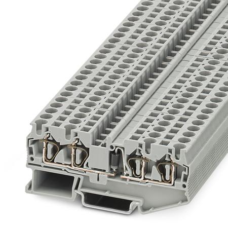 3037795 Phoenix Contact  ST 4-QUATTRO-DIO 1N 5408/R-L Series Grey, 6mm², Spring Cage Termination