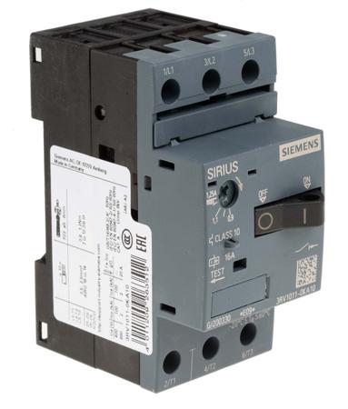 3RV1011-0KA10 Siemens 0.9 → 1.25 A SIRIUS 3RV Motor Protection Circuit Breaker, 690 V