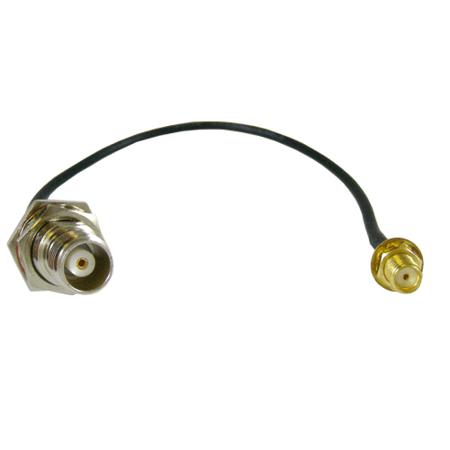 CBA-TNCF-SMAF RF Solutions CBA Series Female Female SMA, 200 mm 50 Ω