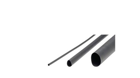 RND-465-01192 RND Heat Shrink Tube, Grey 3.2 → 1.6mm Sleeve Dia. x 15m Length 2:1 Ratio, RND 465 Series