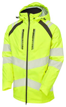 LFE918-2XL PULSAR LFE918 Yellow Men Hi Vis Parka, XXL