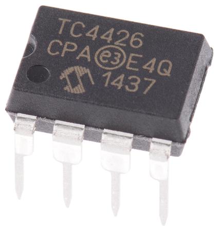 TC4426CPA Microchip  MOSFET Gate Driver 2, 1.5 A 8-Pin 22 V, PDIP