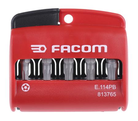 E.114PB Facom Driver Bit 10 Pieces, Torx