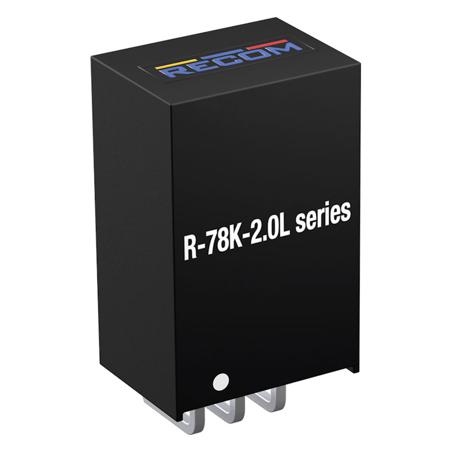 R-78K9-0-2-0L Recom R-78K9.0-2.0L, 1-Channel, Non-Isolated DC-DC Converter, Current, Voltage, 2A 3-Pin, SIP3