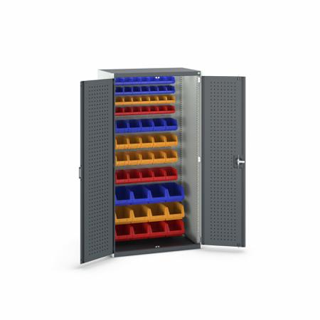 40021117-19V Bott 2 Door Sheet Steel Floor Standing Cupboard, 1050 X 650 X 2000mm