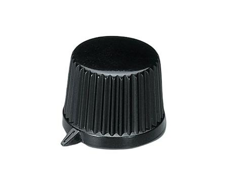 A1613560 OKW 19.9mm Black Potentiometer Knob for 6mm Shaft Round Shaft,