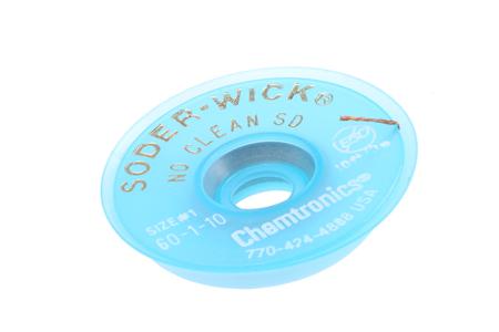 60-1-10 Chemtronics 3m No Clean Desoldering Braid, Width 0.8mm