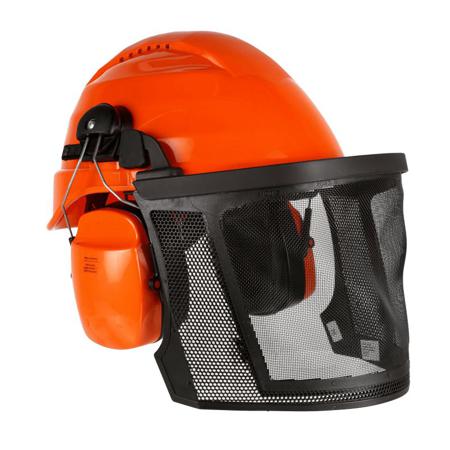 2703CN160000 Skytec Black Nylon Mesh Face Shield with Face Guard , Resistant To Flying Particles