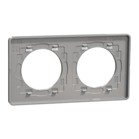 S530804V Schneider Electric Grey, 2 Gang, Odace