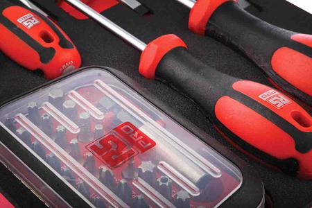 833-5947 RS Pro 39 pieces Engineers Pozidriv, Slotted Screwdriver Set