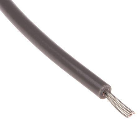 873-9955 RS Pro Grey, 100m PVC UL1430 Hook Up Wire, 300 V 24 AWG